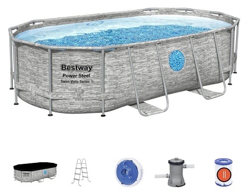 Piscina bestway power - bestway, power-steel
