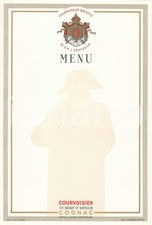 1950 ca FRANCE Cognac COURVOISIER - Brandy of Napoleon - Menu (1)
