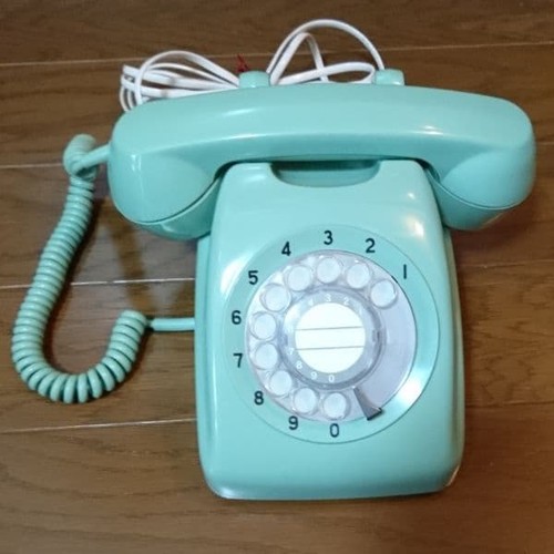 Telefono quadrante verde showa - telefono,