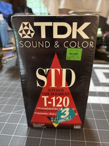 Tdk vhs vcr nastri vuoti - tdk, vhs/vcr