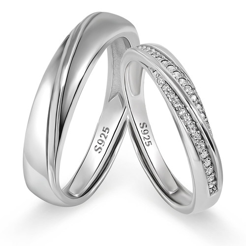 Anello coppia argento 925 - anello,