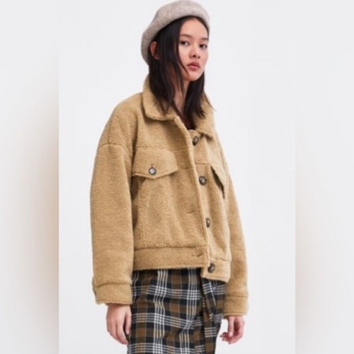 Giacca orsacchiotto zara trf - zara,