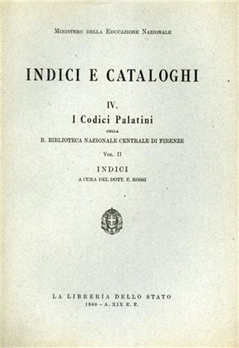 Codici palatini della - ,