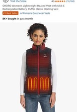 ORORO Gilet Riscaldato Leggero