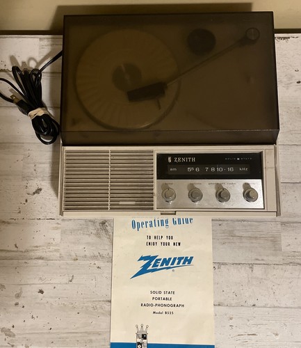 Zenith b525 radio fonografo - b525, radio-fonografo