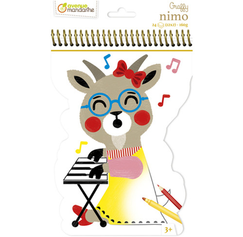 Blocco colorare graffy - blocco,