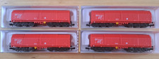 4x Roco 25320 - DB Cargo Telescopic Hood Wagon boxed ovp