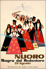 Nuoro Sardenia Italia 1954