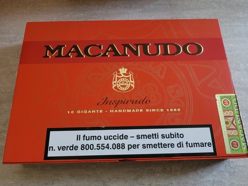Scatola sigari vuota macanudo - vuota,