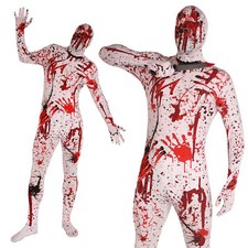 Tuta pelle halloween adulto - tuta,