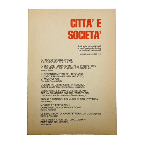 Città società 1 - città,