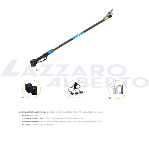 Forbice asta batteria - ad, a