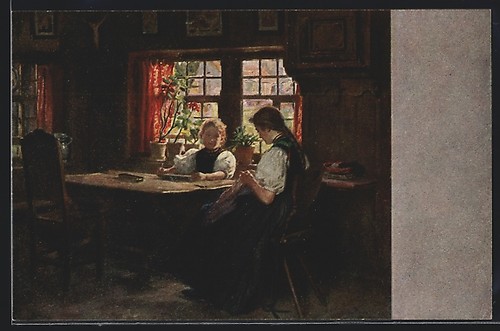 Cartolina artista wilhelm - d'artista,