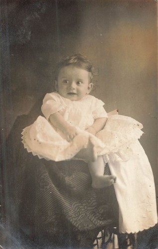 Rppc vintage baby blaine - vintage,