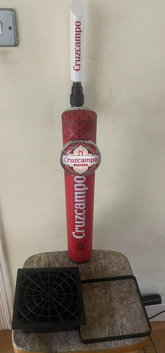 Cruzcampo lager beer font pump - cruzcampo,