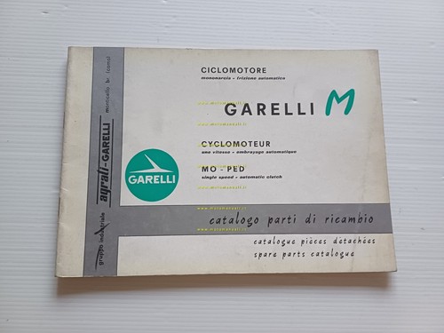 Garelli catalogo ricambi - garelli, m