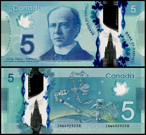 Canada dollari 2013 - 5, dollari,