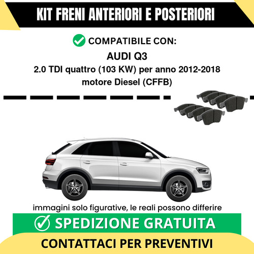 Pastiglie freno ant post - pastiglie,