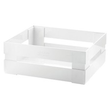 Guzzini Cassetta multiuso Eco Kitchen (22,5x15,5x8cm) TIDY & STORE Bianco latte