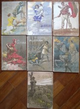 Riviste d'epoca LA LETTURA 1913 n. 1 - 6 - 7 - 8 - 9 - 10 – 11 (7 numeri)