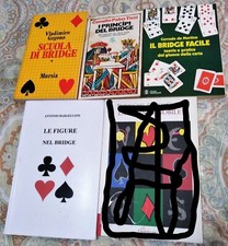 BRIDGE LOTTO BLOCCO STOCK 8 LIBRI VISIBILI IN FOTOGRAFIA VENDITA IN BLOCCO