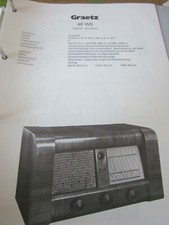 Schema elettrico Radio Graetz