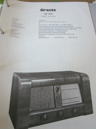 Schema elettrico radio graetz - radio,