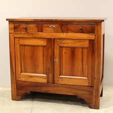 CREDENZA Luigi Filippo - IN NOCE - EPOCA 800 - RESTAURATA