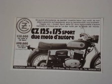 advertising Pubblicità 1976 MOTO CZ 125/175 SPORT