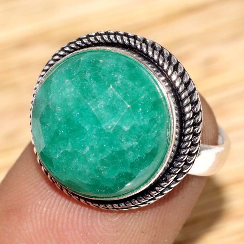 Anello smeraldo simulato - anello,