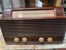 Radio in bachelite PHILCO 49-906 revisionata. Fasce AM/FM. Giochi ex.