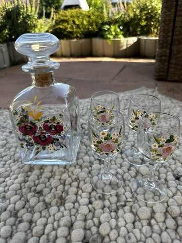 Set vintage bicchieri caraffa