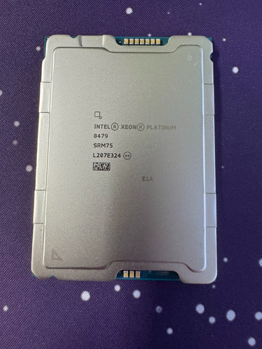 Cpu intel xeon - platinum, 8479