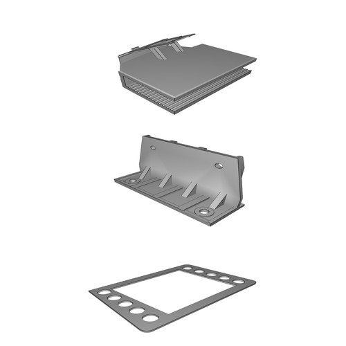 Set staffe supporto - staffe,