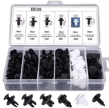 KIT 100 CLIP RIVETTI FISSAGGIO
