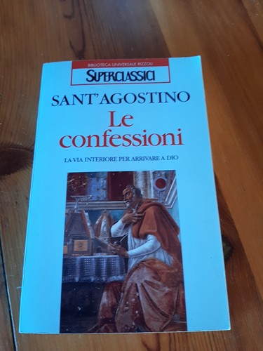 Sant agostino confessioni - le,
