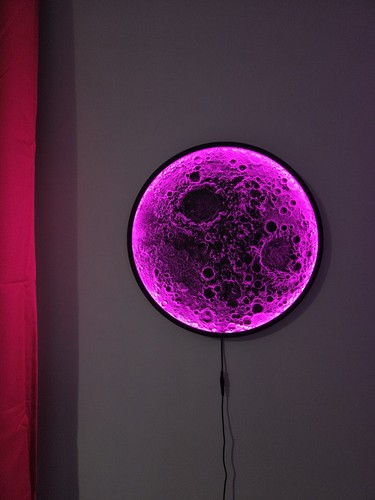 Lampada parete luna - parete, /