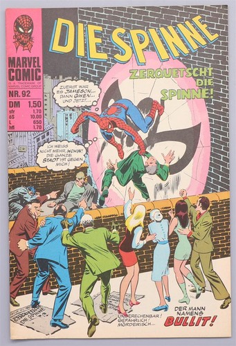 Die spinne spider man - spinne, n.