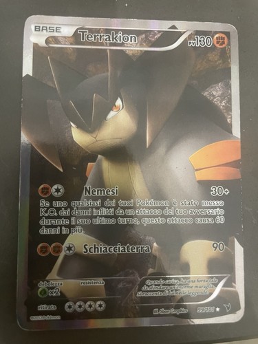 Pokémon terrakion 101 - terrakion, 99/101