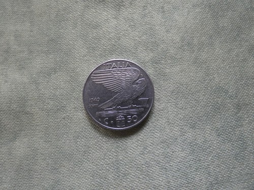 Moneta lira cent vittorio - moneta,