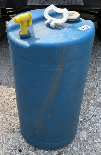 Botte plastica blu con - in,