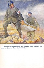 Z781) WW1 FRANCHIGIA PRESTITO "PRESTATE ...." CROCE ROSSA, BARELLIERI NUOVA
