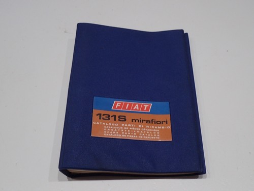 Fiat 131 mirafiori catalogo - fiat, s