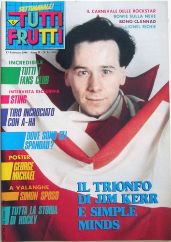 Tutti frutti 1986 jim kerr - frutti,