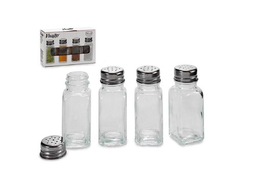 Set pezzi barattoli vetro - pezzi,