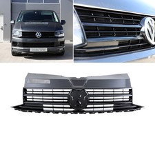 Griglia radiatore nera lucida per emblema per VW T6 Multivan Transporter 2015-2019