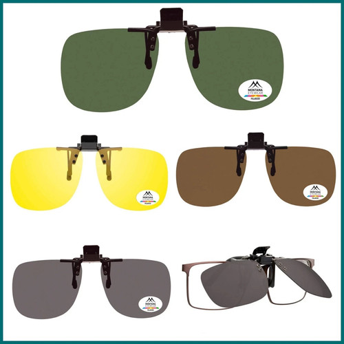 Clip occhiali sole - on,