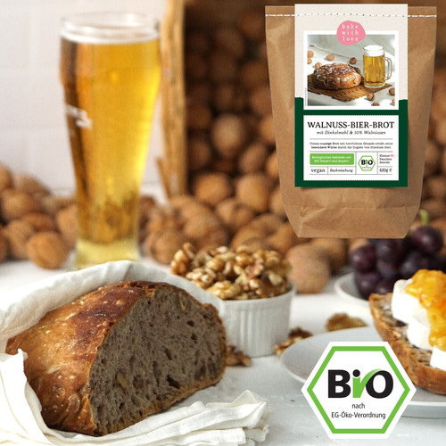 Pane birra noce - miscela, da