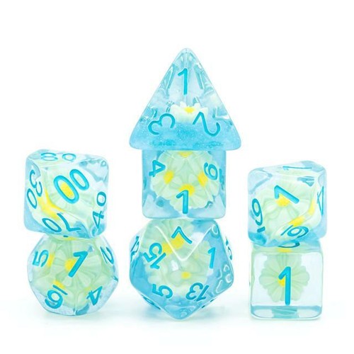 Dadi girasole blu - blu, (fiore