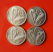 LOTTO DI 4 MONETE DA 10 LIRE